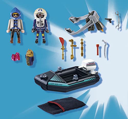 PLAYMOBIL City Action 70782 Polizei-Jetpack: Festnahme des Kunsträubers, Schwimmfähig, Spielzeug für Kinder ab 5 Jahren – Bild 8