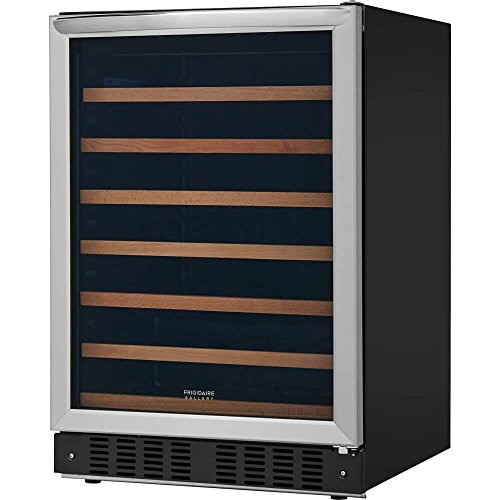 Frigidaire Fgwc5233Ts Gallery Series 26 Inch Built-In And Freestanding Single Zone Wine Cooler In Stainless Steel #TOP3