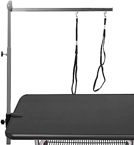 confote Pet Grooming Adjustable Arm with Clamp Dog Grooming Loop ...