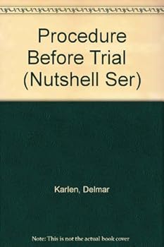 Textbook Binding Procedure Before Trial (Nutshell Ser) Book