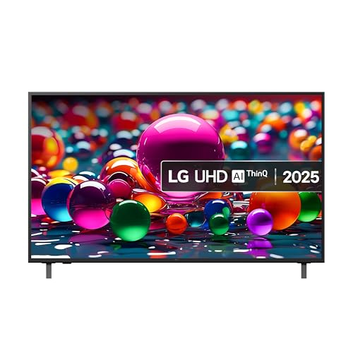 LG UHD UA75 55UA75006LA 55 Inch 4K Smart TV 7 AI Processor Gen8 60 Hz HDR10 Filmmaker Mode Google Cast Apple AirPlay 2 2025