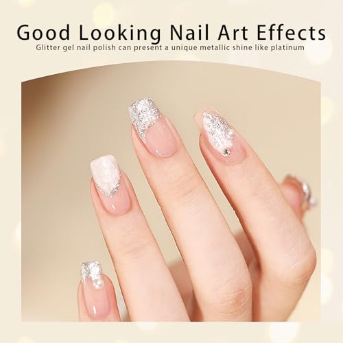 Esmalte en gel multicolor para uñas con brillo metálico miniatura 5