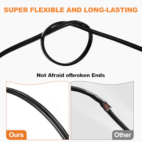 GOSDENG 16/2 Low Voltage Landscape Wire 100FT Outdoor Landscape Lighting Cable 12 Gauge 2 Conductors Low Voltage Wire for Landscaping Lights,Copper Clad Aluminum Direct Burial by GOSDENG - Image 4