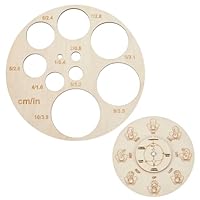 AHANDMAKER 2Pcs Zervikale Dilatation Bord Und Hebamme Fetal mit Zoll-Skala Position Werkzeug Zervikale Dilatation Diagramm Geburt Diagramm Zervixdilatationsrad Für Geburtsvorbereitungskurse