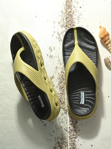 Image of DOCTOR HEALTH SUPER SOFT Men's Orthopedic Toe Ring Slippers | Lightweight EVA Flip Flops | Soft Cushioned Anti-Skid Comfort Sandals for Indoor, Outdoor & Everyday Wear