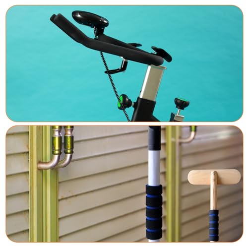 QUARKZMAN Rohrisolierung Schaumstoff 10mm ID 20mm OD 0,5m Lang Rutschfest Schaumstoffschlauch für Griffunterstützung Überzug Fahrradgriffe Rohrdämmung Lenkergriffe Heizung, Schwarz