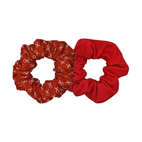Heart Disease, Blood Cancer, Substance Abuse, AIDS & HIV Awareness Red Scrunchies Cover