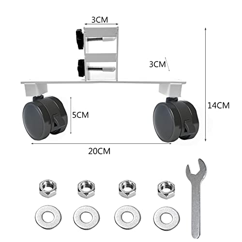 2x Standfüße für Infrarotheizung, 0- 3cm universell Standfüße Infrarotheizungen, Stabiler Standfuß für Heizplatten aus Metall- Infrarotheizung passen zu diversen Marken und Modellen-2