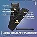 SUNYA Archery Hip Quiver for Arrows. Includes 3 Tubes, Tab and Release Pockets and Nylon Belt. Fit for Target Archery (Black)