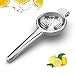 SKT Single Press Lemon Lime Squeezer, Manual Steel Citrus Press Dishwasher Safe and Anti Corrosive