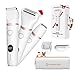MAXGROOM 3-in-1 Intimrasierer für Frauen,Akku Elektrischer Rasierer Damen Intimbereich mit LED Nass-Trocken Damenrasierer Elektrisch,Bikini Trimmer Damen Intimbereich,Elektrorasierer für Gesicht