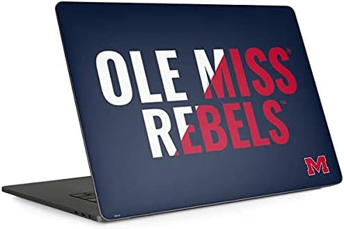 Skinit Decal Laptop Skin Compatible with MacBook Pro 13-inch with Touch Bar (2016-20) - Officially Licensed College Ole Miss Rebels Design