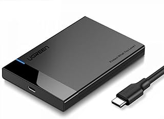 UGREEN USB 3.1 2.5" Hard Drive Enclosure 6G With USB-A to USB-C Cable + USB-C Cable