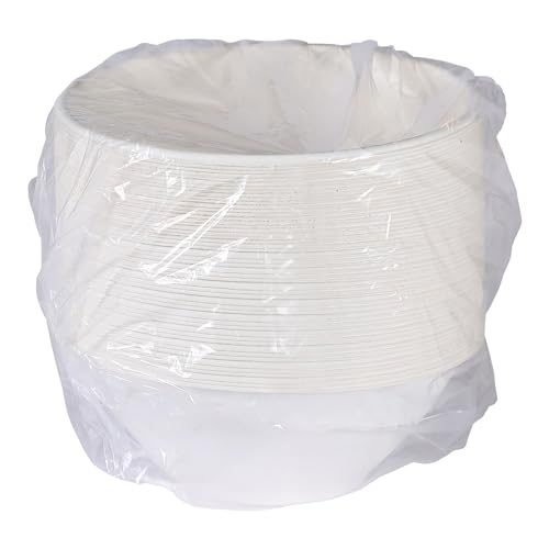 ECO PRODUCTS Compostable 40oz Molded Fiber Wide Bowls, Case of 400, Vanguard WorldView, Disposable, White, No PFAS, Lid Available, Tree-free Sugarcane, Soup Pasta Bowl, ASTM Compliant, BPI-Certified by ECO PRODUCTS - Image 6