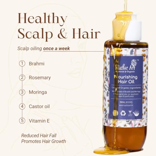 Rustic Art Rosemary Nourishing Hair Oil 200ml - Image 3