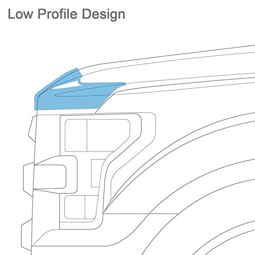 2011-2012 Chrysler Town & Country Dodge Grand Caravan Smoke Front Bug Deflector #TOP3