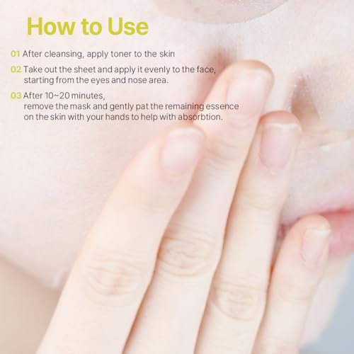 Image of Ariul 7days Mask Green Tea S (1 Sheet, 23ml) Daily Purifying Sebum Control Korean Sheet Mask with Green Tea, Reduces Acne, Pore Refining, Hydrating Soothing Facial Mask for Oily Acne Prone Skin