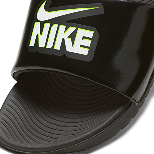 Nike Kawa Slide (Little Kid/Big Kid) Black/White/Volt 6 Big Kid M #TOP4