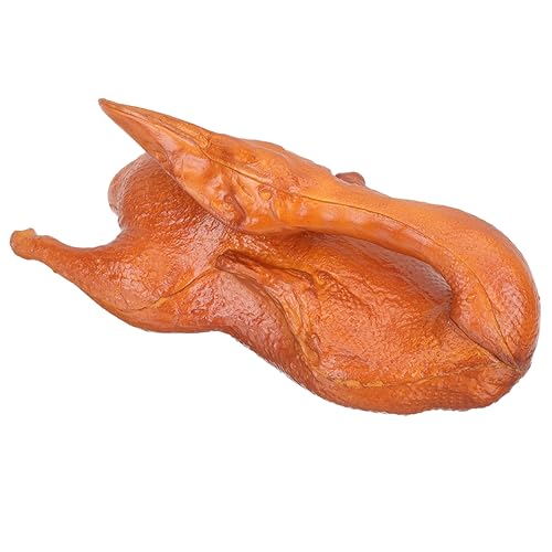 TOYANDONA Realistic Roasted Duck Model 11.81 Inch Fake Food Prop for Restaurant Display Home Decoration Kitchen Toy Photography