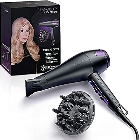 Glamoriser Black Edition 2500W AC Hair Dryer Cover