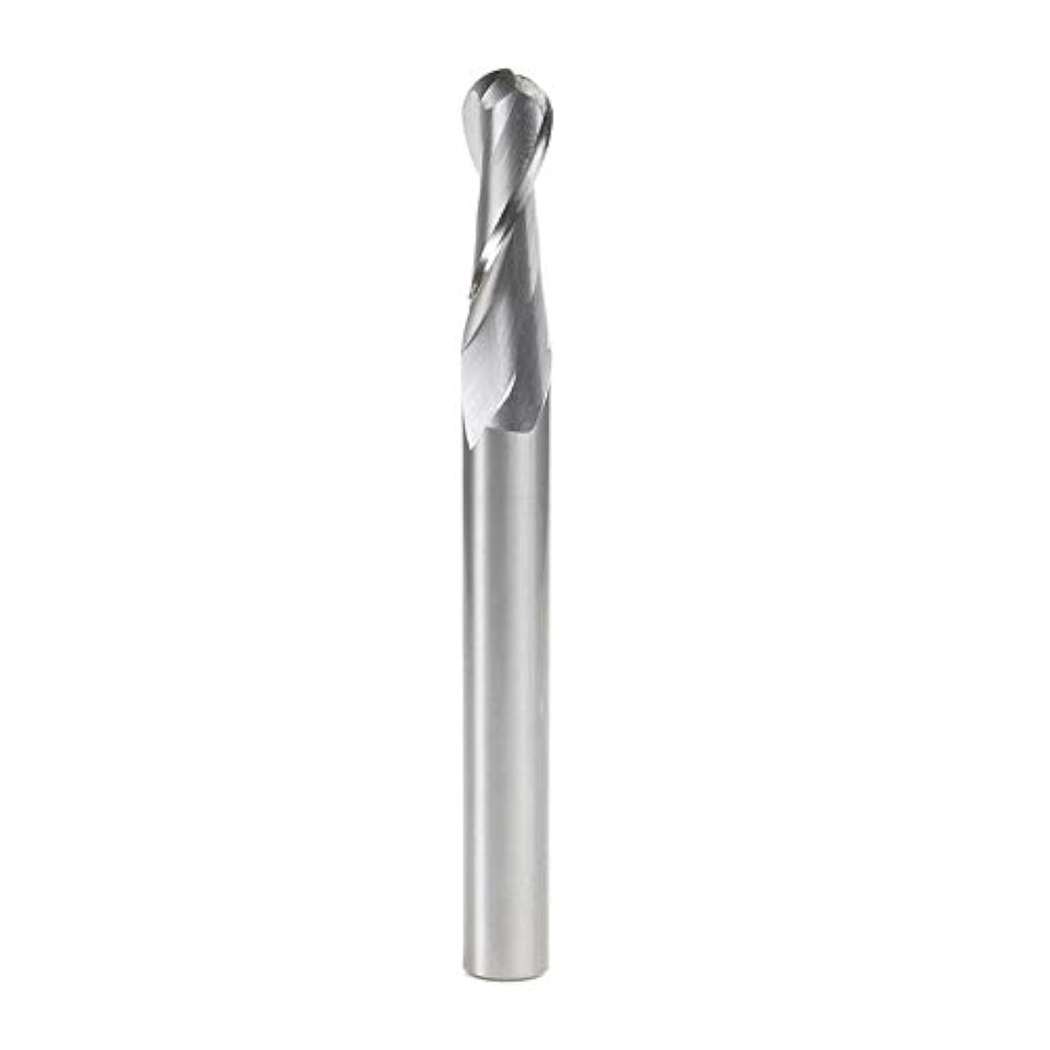Amana Tool - 46451 Solid Carbide Up-Cut Spiral Ball Nose 1/8 Radius x 1/4 Dia x 1 4 Sh