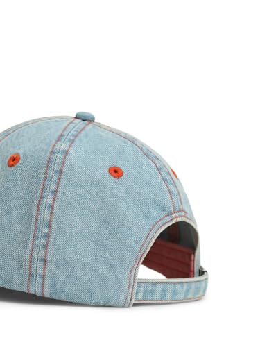 Image of JACK & JONES Men Contrast Logo Denim Baseball Cap