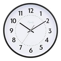 Equity by La Crosse 14 Inch Basics Commercial Quartz Wall Clock, Pack of 1 , Black product review