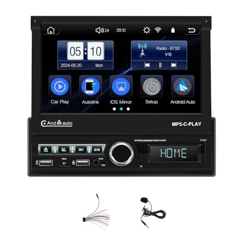 Autoradio 1 Din avec Carplay pour Remplacer Votre Ancien Poste de Voiture