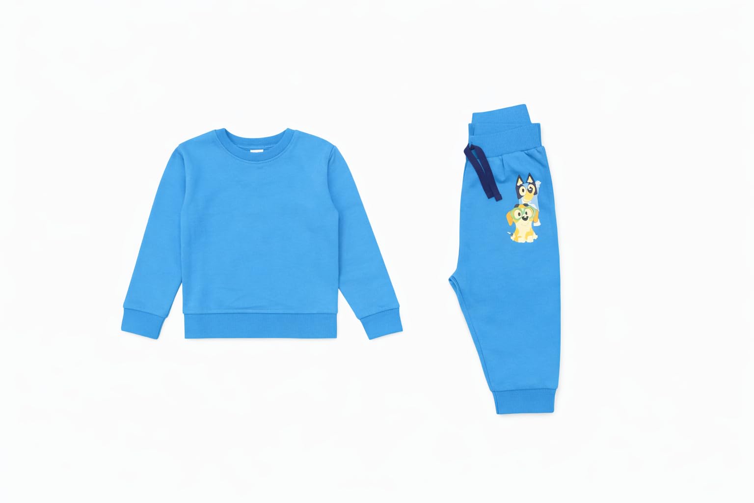 BlueY Survêtement Garçon Ensemble Jogging Haut et Pantalon Enfant Bleu 12 Mois–6 Ans