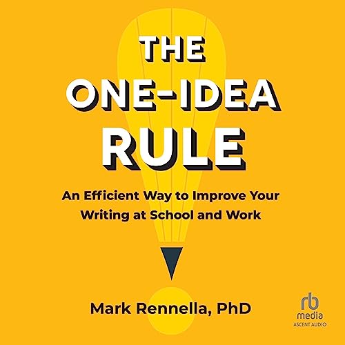 The One-Idea Rule by Mark Rennella PhD episode artwork