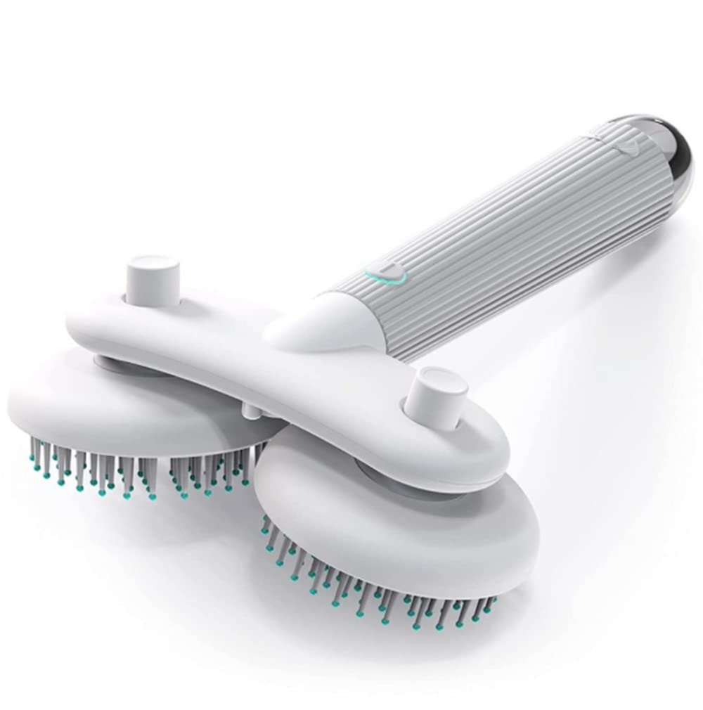 Capelli per Animali Domestici Deshedding Pettine Skin-Friendly Grooming Brush Soothing Massage Pennello per Animali Domestici per Cani E Gatti Ioni Negativi