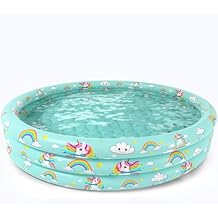 Jasonwell Inflatable Baby Kiddie Pool - Toddler Pool Kids Paddling Baby Swimming Pools Blow Up Ball Pit Infant Wading Pools for Backyard Piscina Inflable para Ninos 59in Unicorn