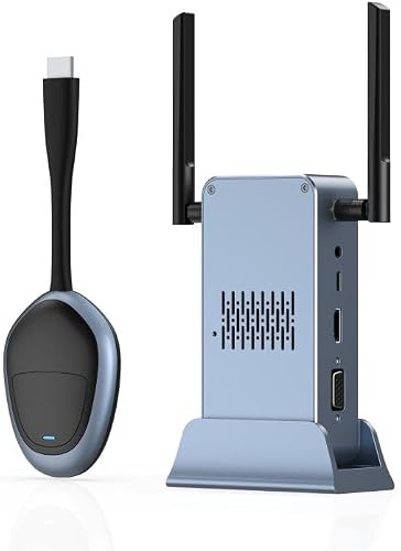 G52+R18 Smart HD Wireless Extender System Screen Mirroring Transmitter Receiver(Space Grey)