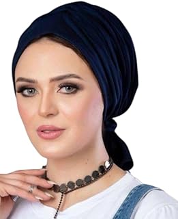 Super Simple Material Escuba Cotton Front Pleated Turban