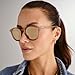 Le Specs Bandwagon Sunglasses - Matte Stone, Round, Unisex, Classic 'Everyday' Style