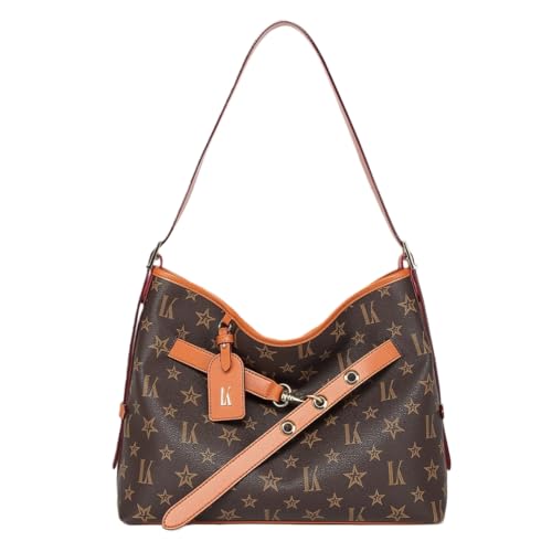 Bolso grande de hombro ajustable para mujer cuero miniatura 1