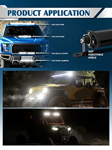 Mayello 30 Inch Led Light Bar Spot Flood Combo Beam Slim Single Row Led Driving Lamp Off Road Lights Led Work Light For Trucks Pickup Car Atv Utv Suv Bumper #TOP7