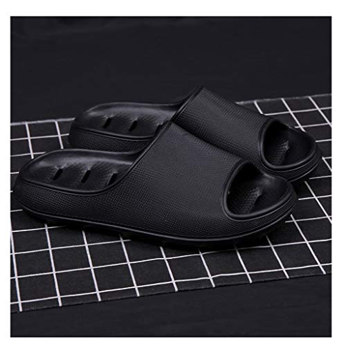 zxb-shop Tongues Ménage Stepping Chaussons d'été Net Celebrity Accueil Augmenter la Semelle épaisse Sandales et Chaussons Salle de Bains séchage Rapide Chaussons Hommes Tongs de Piscine et Plage