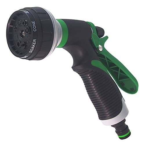 Pistolet à Eau De Jardin 8 Motifs - Buse Multifonction Pour Arrosage, Lavage Voiture | Réglable, Plastique - 4