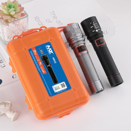 Image of MZ M932 (Rechargeable LED Metal Torch) Zoomable 80W with 1500mAh Battery, 120 min Operating Time