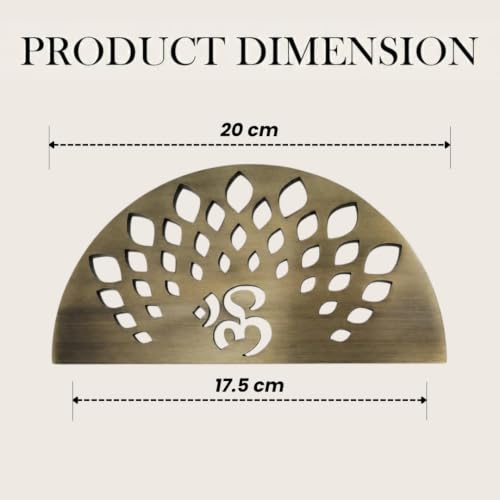 Image of Om Design Cabinet Handle 8 Inch Antique Finish Stainless Steel Door Handle for Wardrobe, Kitchen Cabinets & Furniture Drawer Pull Handle - (Set of 1)