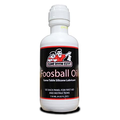 Game Room Guys Foosball Rod Silicone Lubricant 4oz Bottle No Spill Dauber Applicator - Made in The U.S.A. Cover