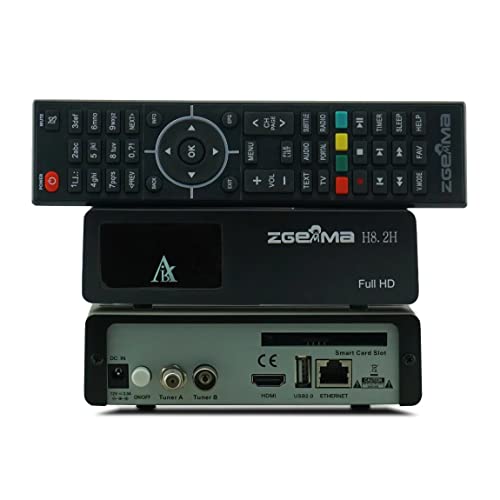 Zgemma H8.2H Enigma2 Linux full HD combo DVB S2 + DVB T2/C