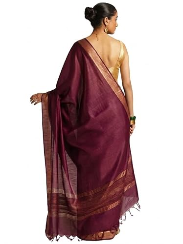 NIMRA CRAFT gold bhagalpuri silk saree – image 2