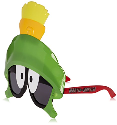Sun-Staches Looney Tunes Sunglasses | Bugs, Taz or Marvin Costume Accessory | UV 400 | One Size Fits Most