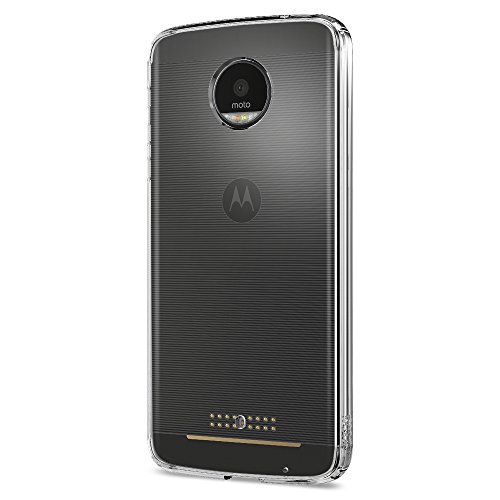 Spigen Ultra Hybrid Moto Z Droid Case with Air Cushion Technology and Hybrid Drop Protection for Moto Z Droid 2016 - Crystal Clear