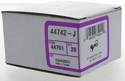 Hillman Wide Channel Metal Mirror Clip (1/4" Channel x 1" Wide x 1-1/2" Long), 44751, Zinc image 4