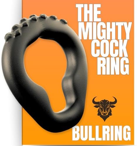 BULLRING 4 Pack Rock Solid Performance & MAX Stamina- 6 Pressure Points for Staying Power-Premium Silicone Penis Ring for Men -BullRing The Mighty Cock Ring & Sex Toys