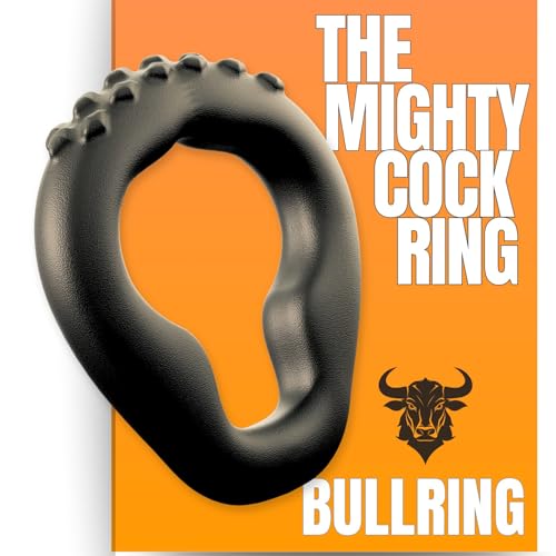 BULLRING 2 Pack of Rock Solid Performance -6 Pressure Points for Max Stamina- Premium Silicone Penis Ring for Men- BullRing The Mighty Cock Ring & Sex Toy
