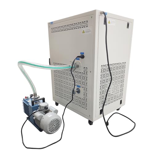 Banfluxion Scientific Lab Lyophilizer & Home Freeze Dryer Machine with Vacuum Pump, -40℃ Ultra-Low Temperature, 110V 1550W, 11lbs/Batch, 4 Stainless Steel Trays, for Food/Fruit/Vegetable Dehydration